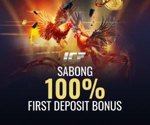Sabong 100% First Deposit Bonus 1,000 PHP